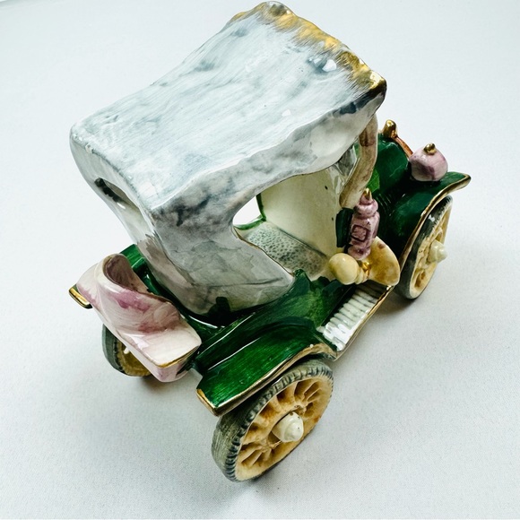 VTG Capodimonte Antique Jalopy Old Model-T Car - Picture 8 of 14